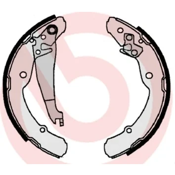 Afbeelding van Brembo Remschoen set S 85 516