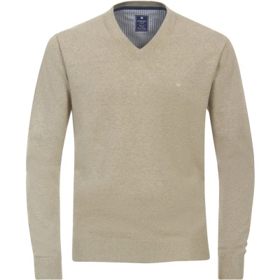Afbeelding van Redmond Bundle MIT Vausschnitt IN Verschied Trui, Heren, Maat: XL, Beige