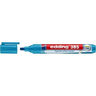 Afbeelding van edding 385 flipchart effect marker licht blauw 10 stuks navulbaar voor flipcharts