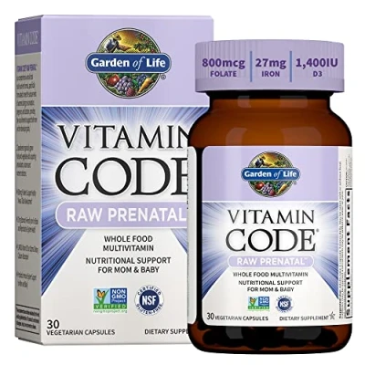 Afbeelding van Garden of Life Vitamin Code RAW Prenatal, 30 vcaps