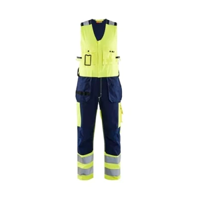 Afbeelding van Blaklader Amerikaanse Overall Hi vis Bla Klader 2653 GEEL/MARINEBLAUW D100