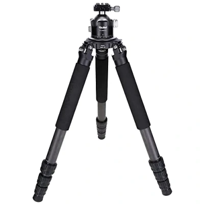 Afbeelding van Rollei Rock Solid Alpha Mark III incl. statiefkop T7S MK III, zeer robuust, professioneel driepootstatief met 360 kogelkop en 30kg draagvermogen.