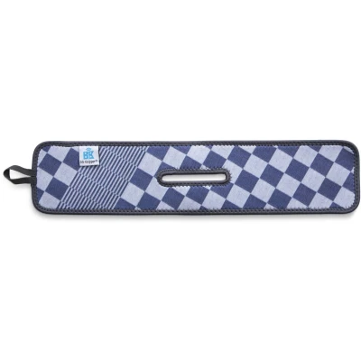 Afbeelding van Pannenlap BK Mr. Gripper Afgiethulp Blauw Geruit