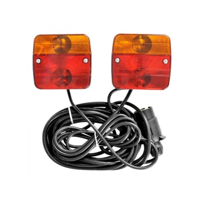 Afbeelding van ProPlus Aanhangerverlichtingsset met Magneten en 7 Polige Stekker (7.5m + 2.5m kabel)