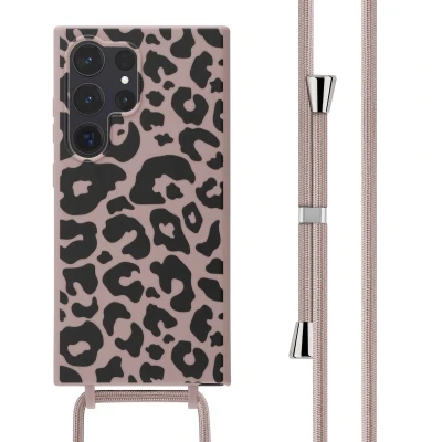Afbeelding van Samsung Galaxy S24 Ultra Hoesje Siliconen en TPU (zacht) iMoshion Softcase/Koordhoesje/Backcover Roze Telefoonhoesje