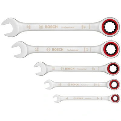 Afbeelding van Bosch Blauw Ratelsleutelset 5 delig Professional 1600A02Z3D