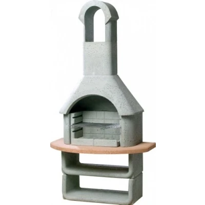 Afbeelding van Betonnen Stenen barbecue incl. rooster Warentuin over Zee