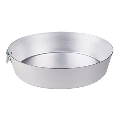 Afbeelding van Pentole Agnelli Family Cooking aluminium conische cakevorm met ring, metaal, zilver/zwart, 38 cm
