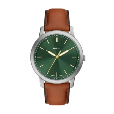 Afbeelding van Fossil heren Minimalist horloge FS6094 in de kleur Zilver
