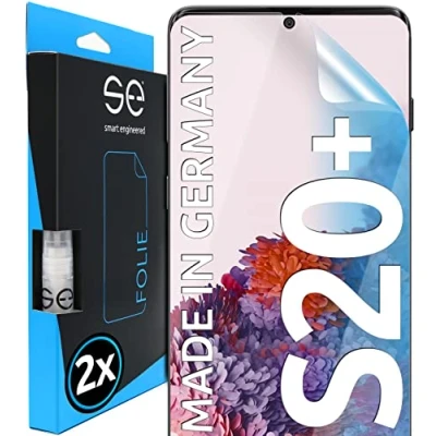 Afbeelding van 3D Screenprotector voor Samsung Galaxy S20 Plus [2 stuks smart engineered] Matte, volledig dekkende ontspiegelde beschermfolie, vriendelijk beschermhoesjes, Geen glas maar TPU folie