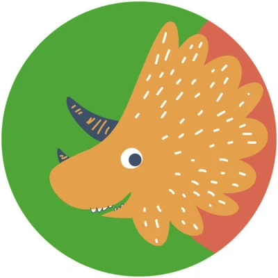 Afbeelding van Komar Into Adventure Little Dino Trice D1 066