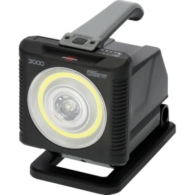 Afbeelding van Brennenstuhl multi battery led handlamp hl 3000 en werklamp in een 20w 1140 2160lm ip54 compatibel met 18v accus van 7 verschillende fabrikan
