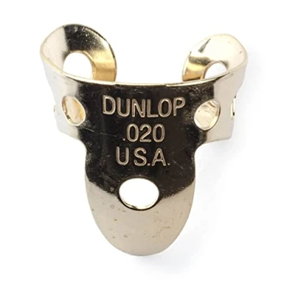 Afbeelding van Dunlop Fingerpick Brass Tube 020&quot; messing Plectrum