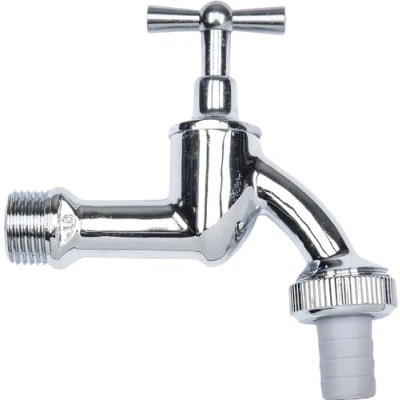 Afbeelding van Cornat TEC300505 uitloopventiel, 1/2 inch, knevelgreep, messing, gepolijst Anschluss inch Außengewinde