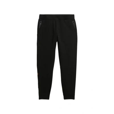 Afbeelding van Superdry Mannen Tech Joggingbroek met Taps Toelopende Pijpen en Logo Zwart Grootte: S