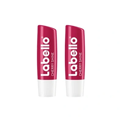 Afbeelding van Labello Lippenverzorging Fruity Shine Cherry, verpakking van 2 stuks (2 x 5 ml)