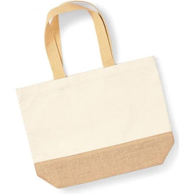 Afbeelding van Jute Base Canvas Bag (Natuurlijk)