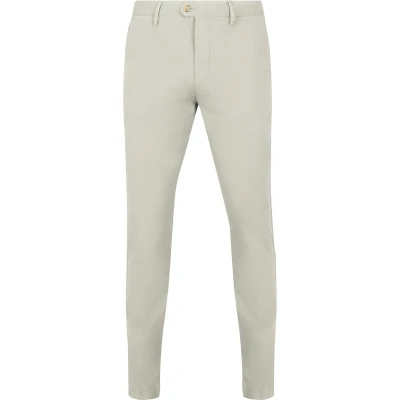 Afbeelding van King Essentials The Harry Chino Sage Groen maat W 38 L 34 Heren met Regular fit Pasvorm Stretch