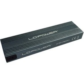 Afbeelding van LC Power M2 C MULTI 3 behuizing voor opslagstations SDD Antraciet M.2