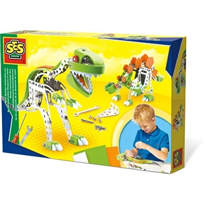 Afbeelding van Metaal constructieset dino