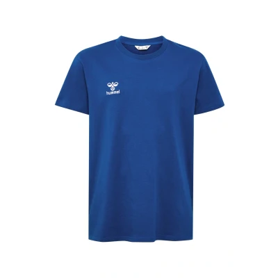 Afbeelding van Hummel Tshirt basic voor kinderen, Maat: 116, True blue