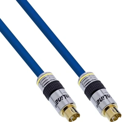 Afbeelding van InLine® S VHS videokabel, Premium, vergulde contacten, 4 pins M/M, 15m