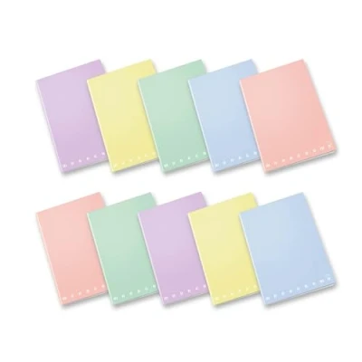 Afbeelding van Monocromo Large Pastel Color 5mm Graph with Margin Notebooks 10 Pack