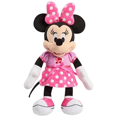 Afbeelding van JP Mickey and Minnie 14633 000 2D 036 PG0 Disney Junior Funhouse Singing Fun Mouse Knuffel zingende Pluche Figuur, meerkleurig, 27,94