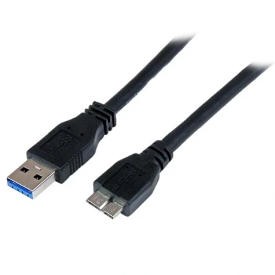 Afbeelding van StarTech.com 1 m gecertificeerde SuperSpeed USB 3.0 A naar micro B kabel M/M