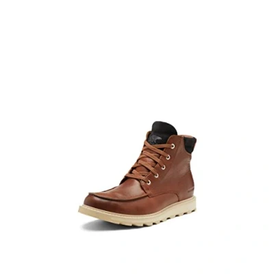 Afbeelding van Sorel Madson MOC TOE WP Veterboots, Heren, Maat: 46, Gaucho tan/oat Leer