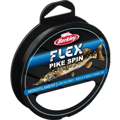 Afbeelding van Berkley Flex SS Monofilament Pike Spinning lijnen Sterk, Laag geheugen, Makkelijk te knopen Perfect voor de startende snoekvisser Transparant Grijs
