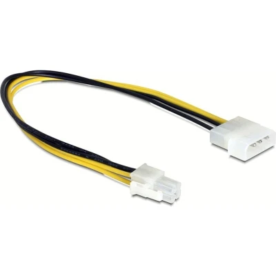 Afbeelding van Molex naar ATX voedingskabel adapter 0.3 m Delock