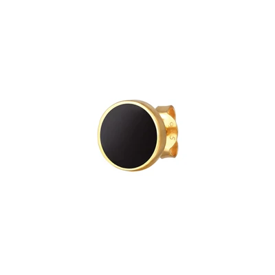 Afbeelding van Kuzzoi Basic Single GEO Oorbellen goldcoloured, Heren, Maat: One Size, Gold coloured
