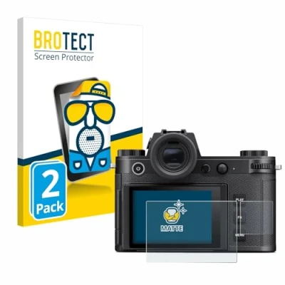 Afbeelding van BROTECT Screenprotector voor Leica SL3 (Display + Schouderdisplay) Folie Beschermfolie matte (2 Stuks)