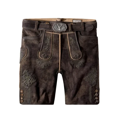 Afbeelding van Stockerpoint Bertl Shorts, Heren, Maat: 60, Braun gespeckt