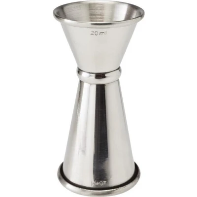 Afbeelding van Beaumont RVS Gestreepte Jigger Maat 20ml/40ml CZ350