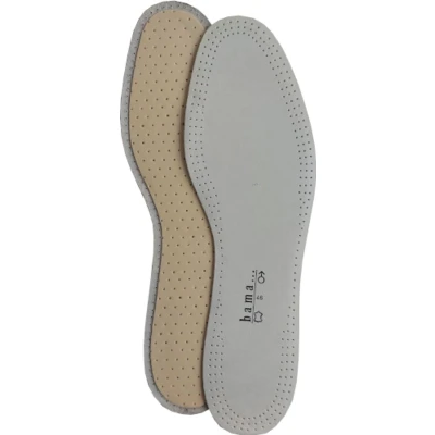 Afbeelding van Bama Classic Exquisit Leren Inlegzool Lederzool Latex Schuim met Koolstof Vochtopnemend en Schokdempend Maat 46