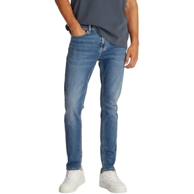 Afbeelding van Tommy Jeans Mannen AUSTIN SLIM TPRD BI0234 Tapered, Denim, 36W/30L, Denim (Denim Medium), 36W / 30L