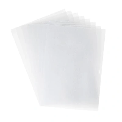 Afbeelding van Sizzix Surfaces metallisch krimpplastic, A4, zilver, 8 vellen