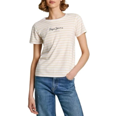 Afbeelding van Pepe Jeans ELBA Tshirt print, Dames, Maat: Large, Cornish yellow