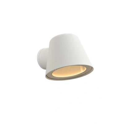 Afbeelding van Lucide DINGO LED Wandlamp Buiten Dimb. GU10 1x5W 3000K IP44 Wit