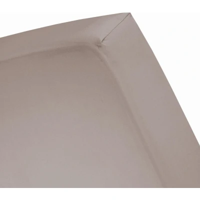 Afbeelding van Leen Bakker Cinderella Hoeslaken Taupe 90x200/210cm Beddengoed Katoen