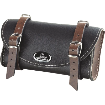 Afbeelding van Zadeltas Fashion Zwart/Donkerbruin