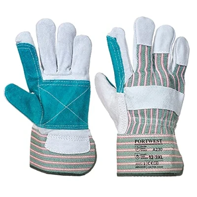 Afbeelding van Dubbele Palm Rigger Handschoen maat XL, GreyGreen