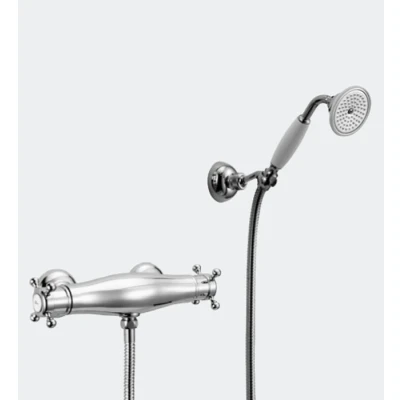 Afbeelding van Huber Victorian Thermostatische Douchekraan met handdouche Goud 1154957652