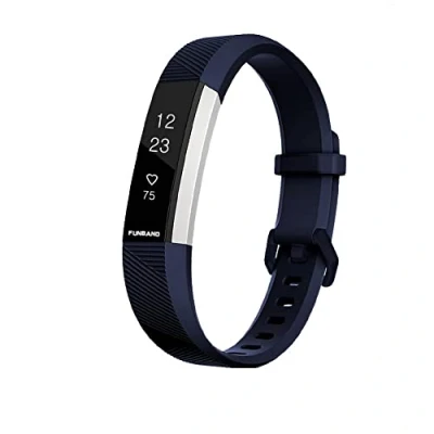 Afbeelding van FunBand Horlogebandje, compatibel met Fitbit Alta/Alta HR, klassiek, verstelbaar, zacht silicone, sportief, lus