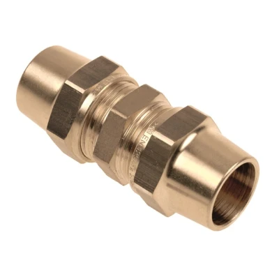 Afbeelding van Bonfix Belgas Messing rechte koppeling 22x22mm