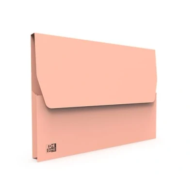 Afbeelding van Oxford 10 VIP hoezen, 24 x 32 cm, capaciteit 200 vel, dikte 240 g, pastelroze