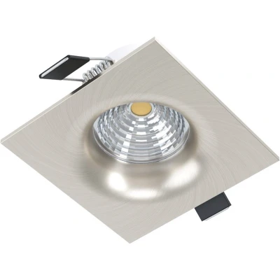 Afbeelding van EGLO Saliceto Verzonken spot Gesatineerd staal Niet verwisselbare lamp(en) LED 6 W