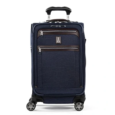 Afbeelding van Travelpro Platinum Elite Softside Uitbreidbare Spinner Wheel Bagage, Echte marine, Carry On 21 Inch, Bagage